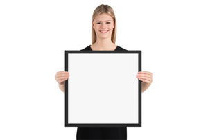 FRAMED POSTER VERTICAL (ENHANCED MATTE PAPER)